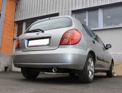 FOX Nerezový výfuk | Zadní tlumič - Nissan Almera (N16), 1.8, 2000-2007, NI031001-069