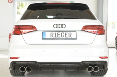 Audi A3 8V 3dveř / 5dveř (Sportback) Zadní sukně Rieger FOX RIE00088182