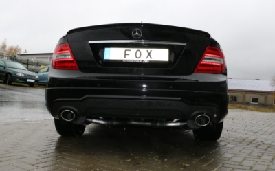 Mercedes C-Klasse 4 Zylinder - W204/S204 pravý koncový tlumič výfuku FOX MB032003-347