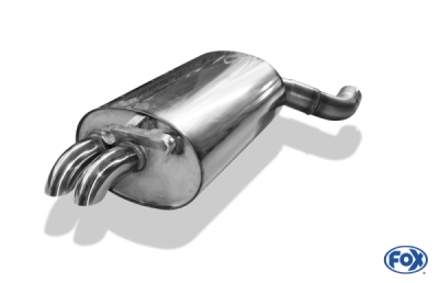 Mercedes SL Typ R129 koncový tlumič - 2x55 typ 55 FOX MB132022-722