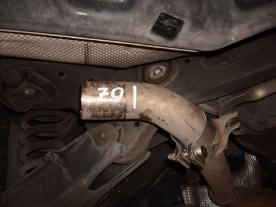 FOX Nerezový výfuk | Zadní tlumič - Mercedes-Benz C-Class (W204), C250 CDI, 2007-0, MB032103-348
