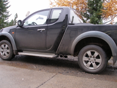 FOX Nerezový výfuk | Zadní tlumič - Mitsubishi L200 (KAT), 2.5 DiD, 2006-0, MI152001-462