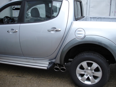 FOX Nerezový výfuk | Zadní tlumič - Mitsubishi L200 (KAT), 2.5 DiD, 2006-0, MI152011-462