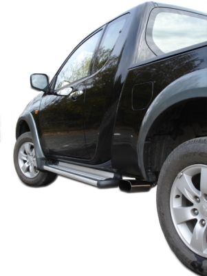 FOX Nerezový výfuk | Zadní tlumič - Mitsubishi L200 (KAT), 2.5 DiD, 2006-0, MI152011-567