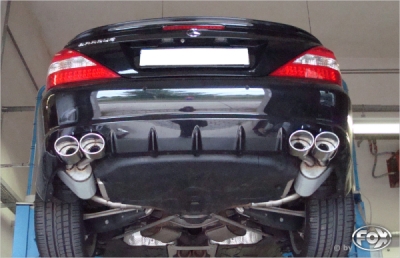 FOX Nerezový výfuk | Zadní tlumič - Mercedes-Benz SL (R230), SL350, 2008-2012, MB133094-348