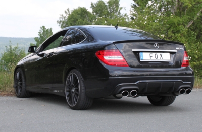 FOX Nerezový výfuk | Zadní tlumič - Mercedes-Benz C-Class (W204), C250 CDI, 2007-0, MB032123-348