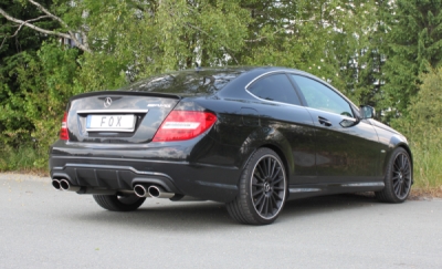 FOX Nerezový výfuk | Zadní tlumič - Mercedes-Benz C-Class (W204), C250 CDI, 2007-0, MB032123-348
