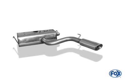 FOX Nerezový výfuk | Zadní tlumič - Toyota Celica (T23), 1.8 16V, 2000-2006, TO032001-367