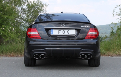 FOX Nerezový výfuk | Zadní tlumič - Mercedes-Benz C-Class (W204), C250 CDI, 2007-0, MB032123-348