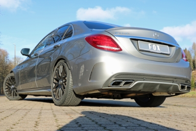 FOX Nerezový výfuk | Zadní tlumič - Mercedes-Benz C-Class (W205), C 63 S AMG, 2013-0, MB033014-ER