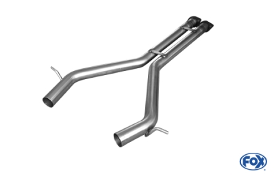 FOX Nerezový výfuk | Přední tlumič - Mercedes-Benz E-Class (W211), E500, 2002-2009, MB042000-VER