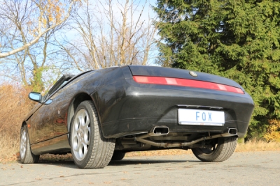 Alfa Romeo GTV výfukové potrubí pravé/levé - 145x65 typ 59 pravé/ FOX AL091000-671