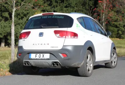 FOX Nerezový výfuk | Zadní tlumič - Seat Altea XL (5P), 2.0 TDi, 2007-2015, SE080125-128