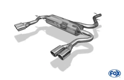 FOX Nerezový výfuk | Zadní tlumič - Seat Altea XL (5P), 2.0 TDi, 2007-2015, SE080125-128