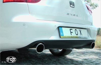 FOX Nerezový výfuk | Zadní tlumič - Seat Exeo (3R), 2.0 TFSi, 2009-2014, SE090033-131