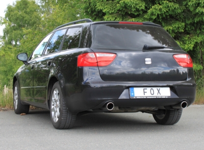 FOX Nerezový výfuk | Zadní tlumič - Seat Exeo (3R), 2.0 TDi, 2009-2014, SE090013-131