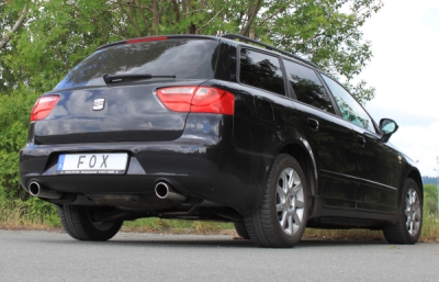FOX Nerezový výfuk | Zadní tlumič - Seat Exeo (3R), 2.0 TDi, 2009-2014, SE090013-131