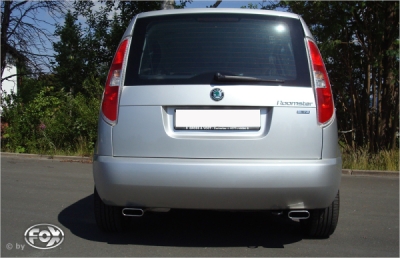 FOX Nerezový výfuk | Zadní tlumič - Skoda Roomster (5J), 1.6, 2006-2015, SK080013-581