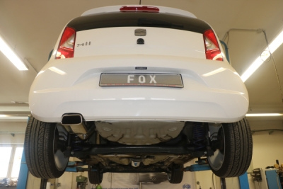 FOX Nerezový výfuk | Koncovky výfuku - Skoda Citigo, 1.0, 2011-0, SK100010-671
