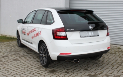 FOX Nerezový výfuk | Zadní tlumič - Skoda Rapid Spaceback, 1.6 TDi, 2012-0, SK110012-585