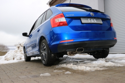 FOX Nerezový výfuk | Zadní tlumič - Skoda Rapid Spaceback, 1.6 TDi, 2012-0, SK110012-585