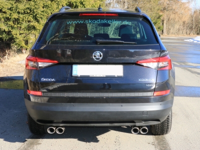 Škoda Kodiaq 4x4 koncový tlumič výfuku pravý/levý - 2x88x74 ty FOX SK120005-344