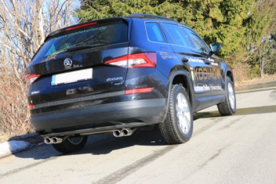 Škoda Kodiaq 4x4 koncový tlumič výfuku pravý/levý - 2x88x74 ty FOX SK120005-344