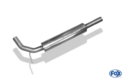 FOX Nerezový výfuk | Přední tlumič - Seat Polo (6N), 2.0, 1993-2003, SE030000-VSD