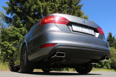 FOX Nerezový výfuk | Zadní tlumič - Volkswagen Jetta IV, 2.0 TDi, 2010-0, VW063013-671