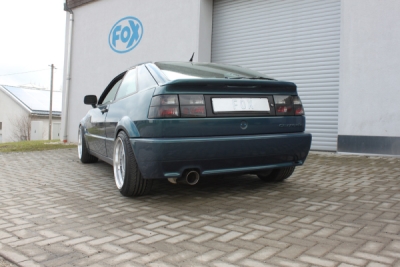 FOX Nerezový výfuk | Zadní tlumič - Volkswagen Corrado, 2.0 16V, 1988-1996, VW070061-293