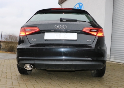 FOX Nerezový výfuk | Zadní tlumič - Audi A3 (8V), 1.4 TFSi, 2012-0, AU052007-467