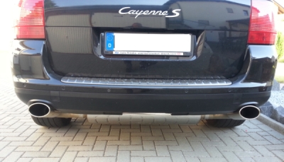 FOX Nerezový výfuk | Zadní tlumič - Porsche Cayenne (955), 4.5, 2002-2007, PO100003-351