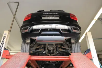 FOX Nerezový výfuk | Zadní tlumič - Porsche Cayenne (955), 4.8, 2007-2010, PO100023-750