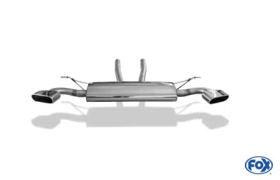 FOX Nerezový výfuk | Zadní tlumič - Porsche Cayenne (955), 4.8, 2007-2010, PO100023-750