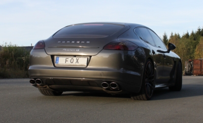 FOX Nerezový výfuk | Zadní tlumič - Porsche Panamera (970), 3.6, 2009-2013, PO120014-748