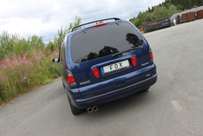 FOX Nerezový výfuk | Zadní tlumič - Renault Espace , V6 24V RXE, 1996-2002, RE051002-050