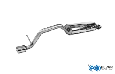 FOX Nerezový výfuk | Zadní tlumič - Daihatsu Terios (J2), 1.5, 2005-0, DA030001-593
