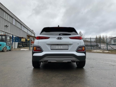 Hyundai Kona 4WD - koncovky výfuku v nárazníku koncový tlumič ex FOX HY210003-671