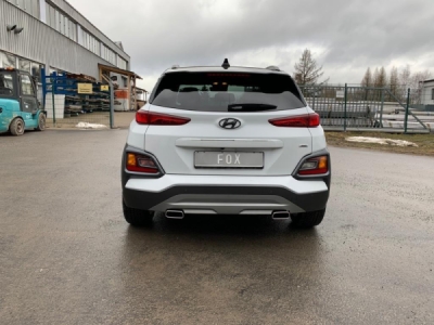 Hyundai Kona 4WD - koncovky výfuku v nárazníku koncový tlumič ex FOX HY210003-671