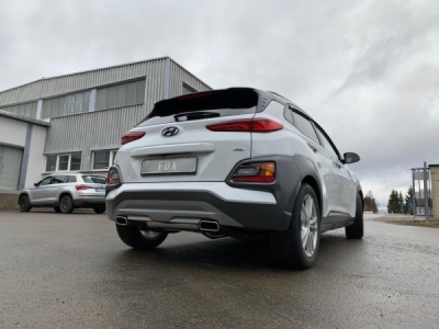 Hyundai Kona 4WD - koncovky výfuku v nárazníku koncový tlumič ex FOX HY210003-671