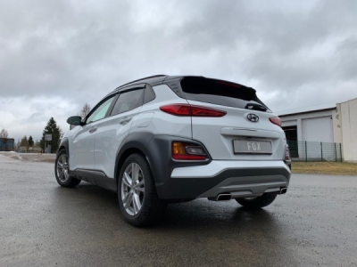 Hyundai Kona 4WD - koncovky výfuku v nárazníku koncový tlumič ex FOX HY210003-671