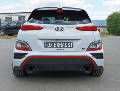 Hyundai Kona N koncový tlumič výfuku pravý/levý - 1x130 typ 1 FOX HY210043-097