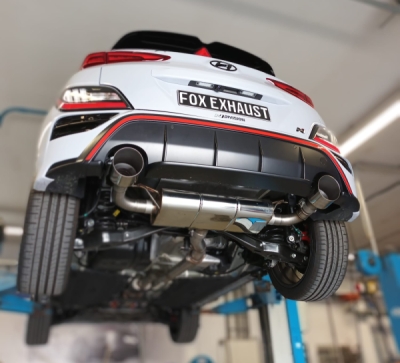 Hyundai Kona N koncový tlumič výfuku pravý/levý - 1x130 typ 1 FOX HY210043-097
