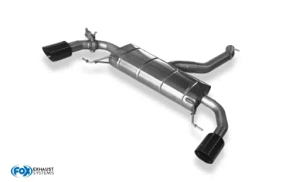 BMW X4 G02 - 30i Výstupní tlumič výfuku vlevo/vpravo - typ 1x100 FOX BM171015-293S