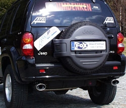 FOX Nerezový výfuk | Zadní tlumič - Jeep Cherokee (KJ), 3.7, 2001-2011, JE012013-367