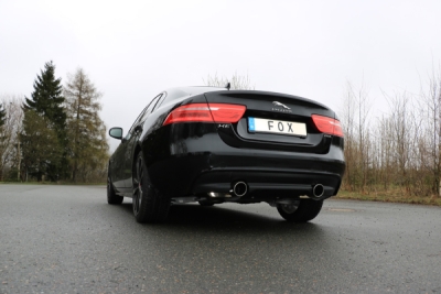 Jaguar XE Závěrečný tlumič výfuku pravý/levý - 1x100 typ 26 pravý/l FOX JA090013-133