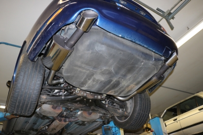 FOX Nerezový výfuk | Zadní tlumič - Jaguar XK8/XKR, 4.2 V8, 2001-2005, JA060013-461