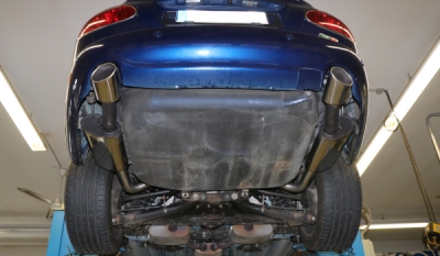FOX Nerezový výfuk | Zadní tlumič - Jaguar XK8/XKR, 4.2 V8, 2001-2005, JA060013-461