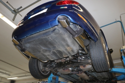 FOX Nerezový výfuk | Zadní tlumič - Jaguar XK8/XKR, 4.2 V8, 2001-2005, JA060013-461
