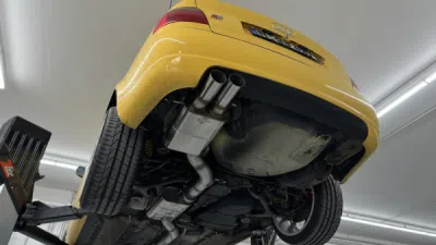 Audi S4 B5 koncový a přední tlumič výfuku - 2x80 Typ 10 FOX AU060152-010-HA